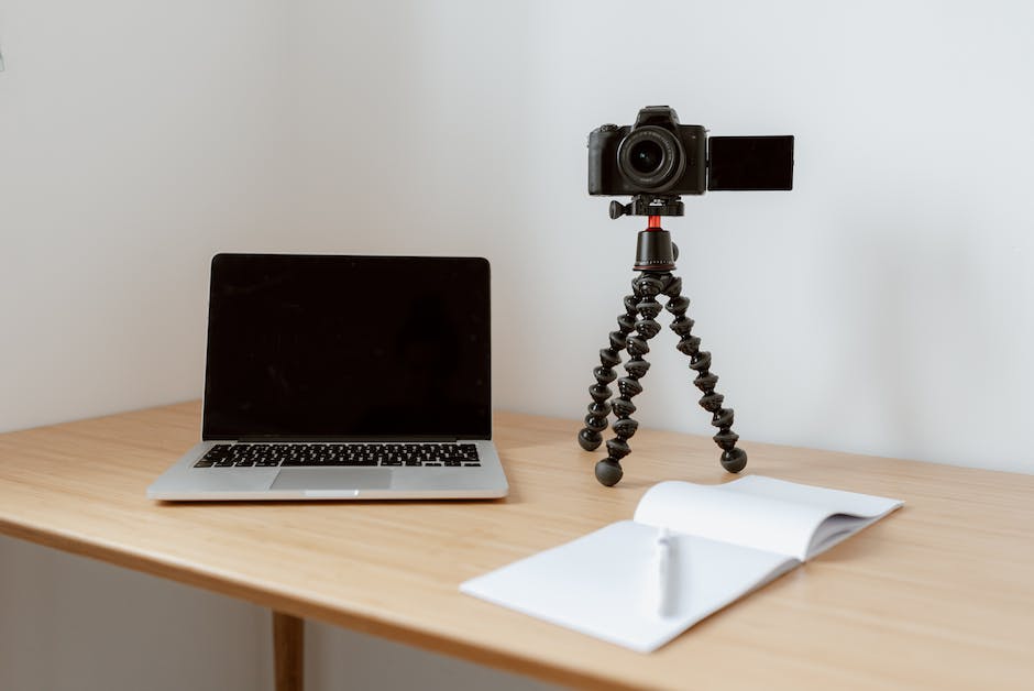 Kamera Video mit Laptop aufnehmen